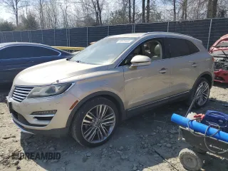 2015 Lincoln MKC with VIN 5LMTJ2AH7FUJ31916, listed as a Copart auction lot 49575935 with 156,963 mi miles and Salvage Title. Bid and sale history available at carsss.com. Image 1.