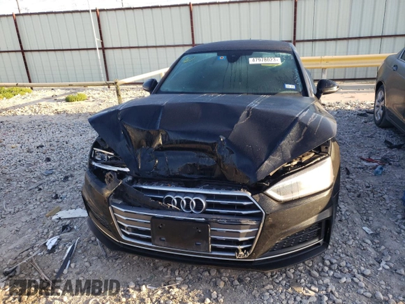 2018 Audi A5 Sportback Premium Plus with VIN WAUENCF53JA069530, listed as a Copart auction lot 47978023 with 79,439 mi miles. Bid and sale history available at carsss.com. Image 5.