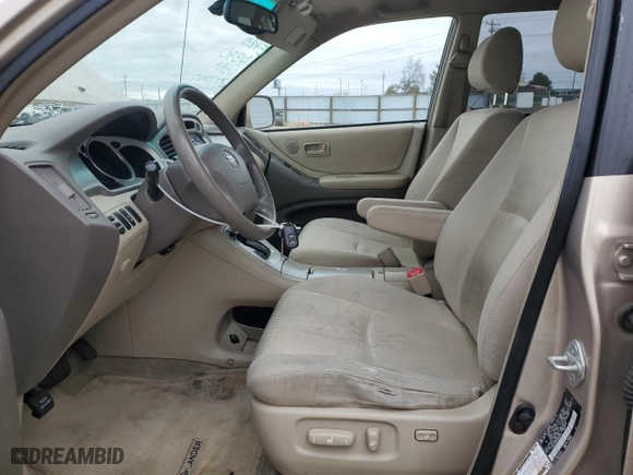 2004 Toyota Highlander with VIN JTEEP21AX40037479, listed as a Copart auction lot 50090735 with 186,707 mi miles and Salvage Title. Bid and sale history available at carsss.com. Image 7.