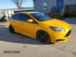 2014 Ford Focus ST with VIN 1FADP3L98EL130760, listed as a Copart auction lot 51217695 with 36,522 mi miles and Salvage Title. Bid and sale history available at carsss.com. Image 4.