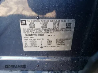 2018 GMC Terrain SLT with VIN 3GKALPEX5JL325116, listed as a Copart auction lot 46791435 with 98,385 mi miles and Salvage Title. Bid and sale history available at carsss.com. Image 13.