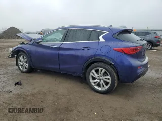 2019 Infiniti QX30 Luxe with VIN SJKCH5CP6KA010845, listed as a Copart auction lot 86370424 with 43,741 mi miles and Salvage title. Bid and sale history available at DreamBid. Image 2.