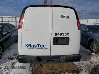 2017 Chevrolet Express Cargo with VIN 1GCWGAFF9H1289313, listed as a Copart auction lot 86978034 with 202,794 mi miles and Salvage title. Bid and sale history available at DreamBid. Image 6.