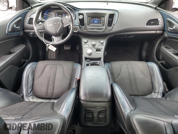 2015 Chrysler 200 S with VIN 1C3CCCBG4FN527099, listed as a Copart auction lot 55499465 with 87,403 mi miles and Salvage Title. Bid and sale history available at DreamBid. Image 8.