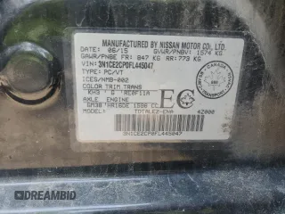 2015 Nissan Note SR с VIN 3N1CE2CP0FL445047, выставлен на аукционе Copart как лот 63109125 с пробегом 97 603 миль миль и На запчасти • Non repairable. История ставок и продаж доступна на DreamBid. Изображение 13.