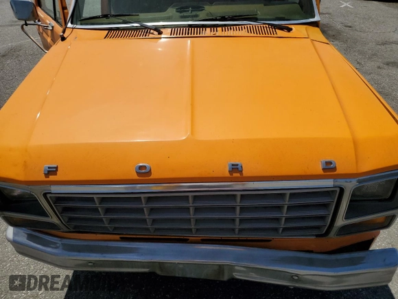 1980 Ford F-150 with VIN F15ERJD0653, listed as a Copart auction lot 52750765 with 27,691 mi miles and Salvage title. Bid and sale history available at DreamBid. Image 12.