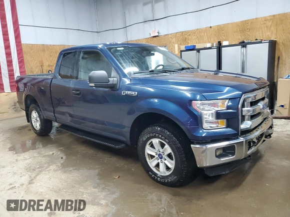 2015 Ford F-150 XLT with VIN 1FTFX1EF0FKE85861, listed as a Copart auction lot 47588225 with 214,439 mi miles and Clean Title. Bid and sale history available at carsss.com. Image 4.