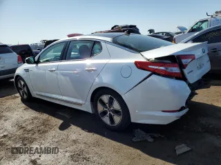 2013 Kia Optima Hybrid EX with VIN KNAGM4AD2D5038590, listed as a Copart auction lot 52335915 with Not Provided miles and Salvage Title. Bid and sale history available at carsss.com. Image 2.