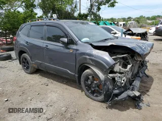 2022 Subaru Forester Wilderness with VIN JF2SKAMC4NH429911, listed as a Copart auction lot 56545185 with 45,248 mi miles and Salvage title. Bid and sale history available at DreamBid. Image 4.