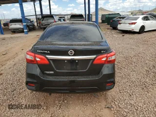 2019 Nissan Sentra SV with VIN 3N1AB7AP4KY453486, listed as a Copart auction lot 53346395 with Not Provided miles and Salvage Title. Bid and sale history available at DreamBid. Image 6.