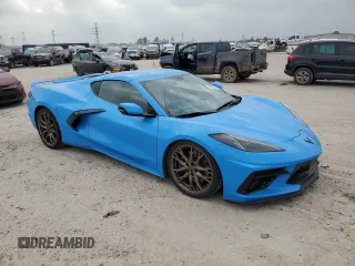 2020 Chevrolet Corvette 2LT with VIN 1G1Y72D45L5117631, listed as a Copart auction lot 49029335 with 43,587 mi miles and Salvage title. Bid and sale history available at DreamBid. Image 4.