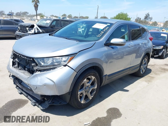 2017 Honda CR-V EX-L with VIN 7FARW1H83HE011419, listed as a IAAI auction lot 42084516 with 82,271 mi miles. Bid and sale history available at carsss.com. Image 2.