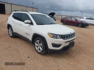2019 Jeep Compass Latitude with VIN 3C4NJCBB3KT802907, listed as a IAAI auction lot 42595157 with 103,993 mi miles and . Bid and sale history available at DreamBid. Image 1.