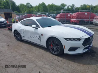 2024 Ford Mustang EcoBoost with VIN 1FA6P8TH5R5103748, listed as a IAAI auction lot 42353723 with 18,605 mi miles and . Bid and sale history available at DreamBid. Image 1.