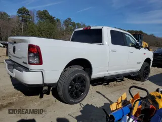 2022 Ram 2500 Big Horn with VIN 3C6UR5DJ8NG294488, listed as a Copart auction lot 47257305 with 26,942 mi miles and Salvage Title. Bid and sale history available at carsss.com. Image 3.