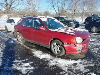 2003 Subaru Impreza Wagon WRX with VIN JF1GG29603H805280, listed as a IAAI auction lot 41257250 with 83,449 mi miles. Bid and sale history available at carsss.com. Image 1.