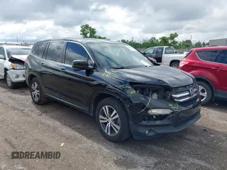 2018 Honda Pilot EX-L with VIN 5FNYF5H53JB018980, listed as a IAAI auction lot 42217601 with 137,447 mi miles and . Bid and sale history available at DreamBid. Image 1.