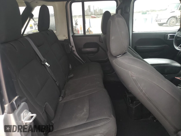 2021 Jeep Wrangler Unlimited 80th Anniversary with VIN 1C4HJXDN7MW680450, listed as a Copart auction lot 87807545 with 117,275 mi miles and Salvage title. Bid and sale history available at DreamBid. Image 12.