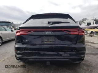 2020 Audi Q8 Premium Plus with VIN WA1EVAF1XLD001273, listed as a Copart auction lot 84743164 with 78,025 mi miles and Salvage title. Bid and sale history available at DreamBid. Image 6.