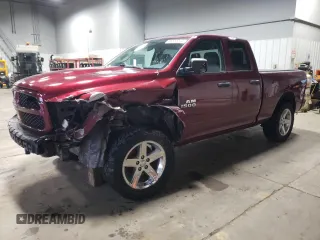 2018 Ram 1500 Express with VIN 1C6RR7FT3JS139270, listed as a Copart auction lot 86555024 with 97,802 mi miles and Salvage title. Bid and sale history available at DreamBid. Image 1.