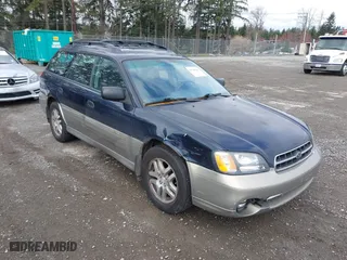 2001 Subaru Legacy Wagon Outback w/RL Equip with VIN 4S3BH675817648443, listed as a IAAI auction lot 41741641 with 160,187 mi miles. Bid and sale history available at carsss.com. Image 1.