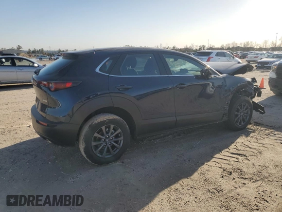 2024 Mazda CX-30 S with VIN 3MVDMBAM2RM675084, listed as a Copart auction lot 47735965 with 11,611 mi miles and Salvage Title. Bid and sale history available at DreamBid. Image 3.
