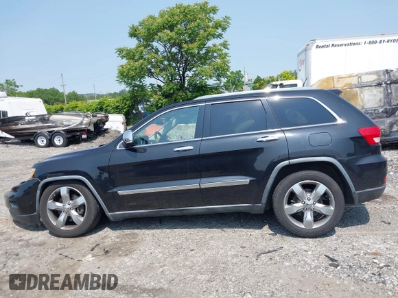 2011 Jeep Grand Cherokee Overland with VIN 1J4RR6GT3BC574037, listed as a IAAI auction lot 42411532 with 158,765 mi miles and . Bid and sale history available at DreamBid. Image 15.