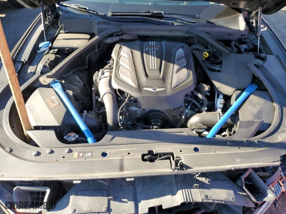 2018 Genesis G80 3.3T Sport with VIN KMHGN4JB8JU248512, listed as a Copart auction lot 69330014 with 43,992 mi miles and Salvage Title. Bid and sale history available at carsss.com. Image 11.