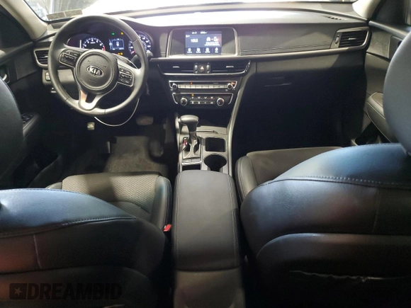 2018 Kia Optima S with VIN 5XXGT4L36JG202795, listed as a Copart auction lot 60000645 with 15,217 mi miles and Salvage title. Bid and sale history available at DreamBid. Image 8.