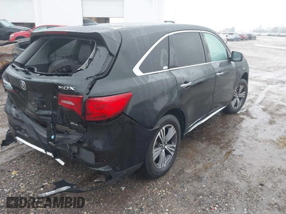 2017 Acura MDX with VIN 5J8YD4H30HL004722, listed as a IAAI auction lot 41204272 with 195,015 mi miles. Bid and sale history available at carsss.com. Image 4.