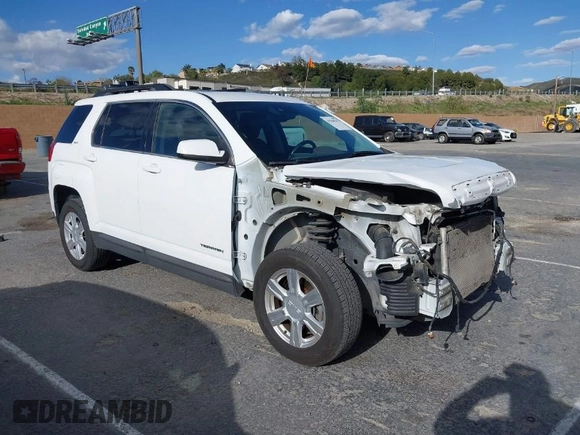 2015 GMC Terrain SLT with VIN 2GKALSEK4F6238181, listed as a IAAI auction lot 41966542 with 163,342 mi miles. Bid and sale history available at carsss.com. Image 1.