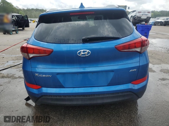 2018 Hyundai Tucson SEL z VIN KM8J3CA42JU793046, wystawiony jako Copart lot #54125905 z przebiegiem 28 370 mil mil oraz Szkoda całkowita • Salvage title. Historia ofert i sprzedaży dostępna na DreamBid. Obrazek 6.