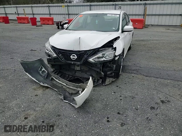 2016 Nissan Sentra SV with VIN 3N1AB7APXGY257429, listed as a Copart auction lot 51481995 with 182,104 mi miles and Salvage Title. Bid and sale history available at DreamBid. Image 10.