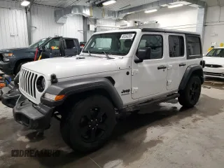 2023 Jeep Wrangler Sport S z VIN 1C4HJXDN1PW628218, wystawiony jako Copart lot #48355205 z przebiegiem 32 009 mil mil oraz Szkoda całkowita • Salvage title. Historia ofert i sprzedaży dostępna na DreamBid. Obrazek 1.