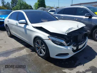 2014 Mercedes-Benz S with VIN WDDUG8FB4EA053974, listed as a IAAI auction lot 42057598 with 76,124 mi miles. Bid and sale history available at carsss.com. Image 1.