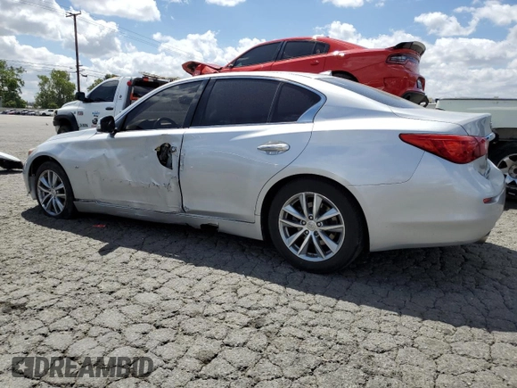 2015 Infiniti Q50 Premium z VIN JN1BV7AP6FM346086, wystawiony jako Copart lot #56973025 z przebiegiem 97 463 mil mil oraz Szkoda całkowita • Salvage title. Historia ofert i sprzedaży dostępna na DreamBid. Obrazek 2.