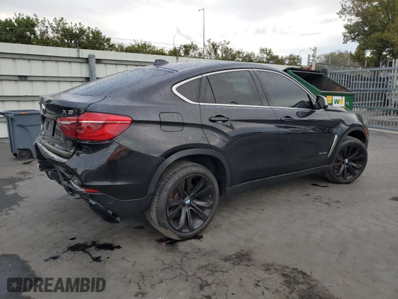 2017 BMW X6 sDrive35i with VIN 5UXKU0C36H0G69163, listed as a Copart auction lot 87044784 with 99,452 mi miles and Salvage Title. Bid and sale history available at carsss.com. Image 3.