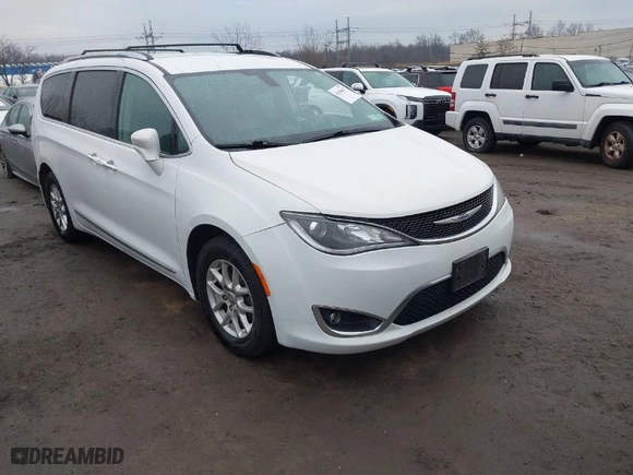 2020 Chrysler Pacifica Touring L with VIN 2C4RC1BG4LR143056, listed as a IAAI auction lot 41454617 with 104,171 mi miles. Bid and sale history available at carsss.com. Image 1.
