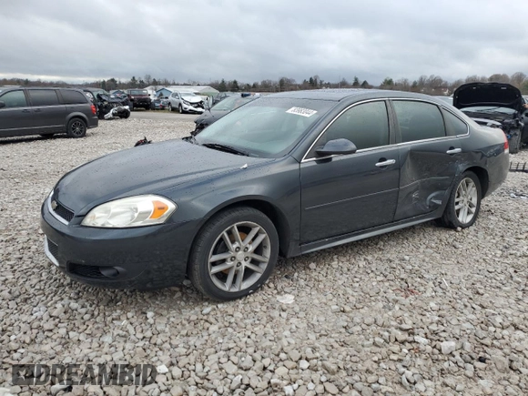 2013 Chevrolet Impala LTZ with VIN 2G1WC5E32D1263952, listed as a Copart auction lot 83983044 with 150,853 mi miles and Salvage Title. Bid and sale history available at DreamBid. Image 1.