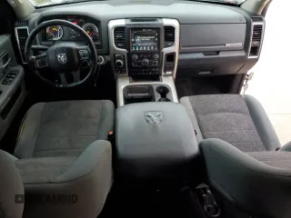 2017 Ram 1500 Big Horn with VIN 1C6RR7LM5HS881046, listed as a Copart auction lot 44811315 with 105,937 mi miles and Salvage Title. Bid and sale history available at carsss.com. Image 8.