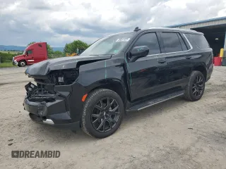 2021 Chevrolet Tahoe LT with VIN 1GNSKNKD5MR146774, listed as a Copart auction lot 59037325 with 92,432 mi miles and Salvage title. Bid and sale history available at DreamBid. Image 1.