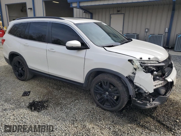 2021 Honda Pilot Special Edition with VIN 5FNYF5H21MB008099, listed as a Copart auction lot 48879145 with 57,979 mi miles and Salvage Title. Bid and sale history available at DreamBid. Image 4.