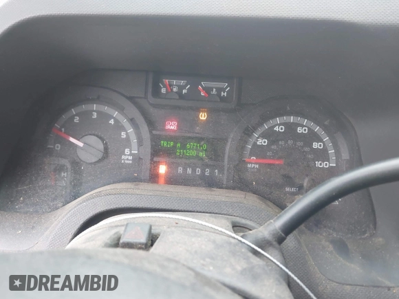 2013 Ford Econoline Cargo Commercial with VIN 1FTNE2EL9DDA09008, listed as a IAAI auction lot 41734714 with 211,200 mi miles and . Bid and sale history available at DreamBid. Image 7.