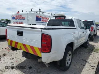2022 Chevrolet Colorado 2WD Work Truck with VIN 1GCHSBEA8N1124559, listed as a Copart auction lot 53665555 with 69,963 mi miles and Salvage title. Bid and sale history available at DreamBid. Image 3.