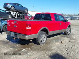 2005 Ford F-150 XLT with VIN 1FTPX12555NB76674, listed as a IAAI auction lot 41371363 with 137,782 mi miles. Bid and sale history available at carsss.com. Image 4.