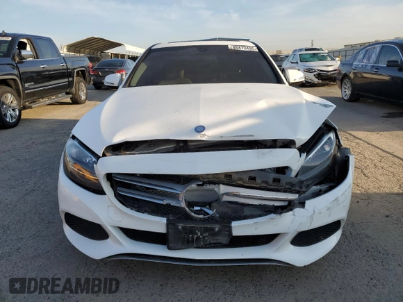 2018 Mercedes-Benz C with VIN 55SWF4JB6JU265829, listed as a Copart auction lot 48413495 with 66,806 mi miles and Salvage Title. Bid and sale history available at carsss.com. Image 5.
