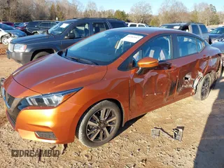 2021 Nissan Versa SV with VIN 3N1CN8EV2ML855540, listed as a IAAI auction lot 41283917 with 32,823 mi miles. Bid and sale history available at carsss.com. Image 2.