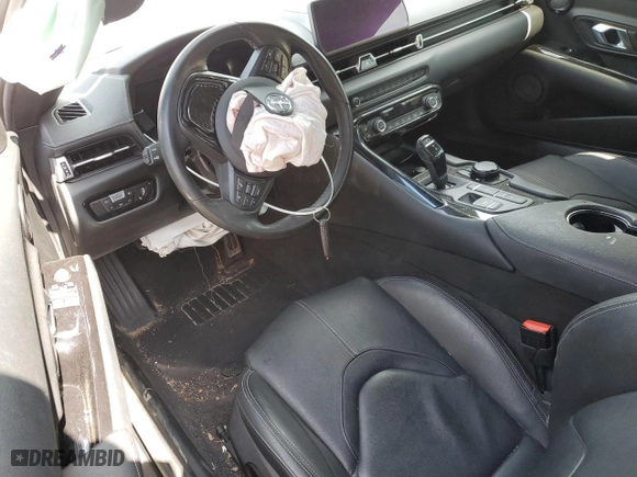 2022 Toyota GR Supra 3.0 with VIN WZ1DB0C02NW050038, listed as a Copart auction lot 47688985 with 0 mi miles and Salvage Title. Bid and sale history available at carsss.com. Image 8.