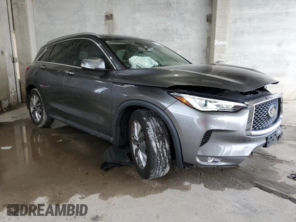 2020 Infiniti QX50 LUXE with VIN 3PCAJ5M16LF115015, listed as a Copart auction lot 48292063 with 35,224 mi miles. Bid and sale history available at carsss.com. Image 4.