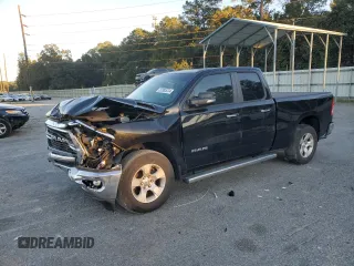 2019 Ram 1500 Big Horn z VIN 1C6RREBT9KN827722, wystawiony jako Copart lot #82085234 z przebiegiem 35 114 mil mil oraz Szkoda całkowita • Salvage title. Historia ofert i sprzedaży dostępna na DreamBid. Obrazek 1.